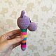 Knit rattle Hippo. Teethers and rattles. Tashas Handicraft. Online shopping on My Livemaster.  Фото №2