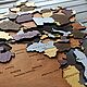 Многоуровневая деревянная карта мира со светом на деревянной подложке. Карты мира. Dr.Derevyashkin. Интернет-магазин Ярмарка Мастеров.  Фото №2