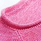 Master class on knitting a pink tube top on the spokes. Knitting patterns. Knitting. My Livemaster. Фото №6