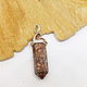 The pendulum pendant is made of rhyolite. Pendulum. Selberiya shop. Online shopping on My Livemaster.  Фото №2