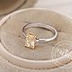 Золотое кольцо с желтым бриллиантом 1 карат. Кольцо помолвочное. FROLOF JEWELRY. Интернет-магазин Ярмарка Мастеров.  Фото №2