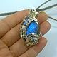 Wire wrap . Кулон  с лабрадором " Шкатулка с секретом", Подвеска, Краснодар,  Фото №1