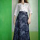  A-line City skirt made of thick cotton. Skirts. Tolkoyubki. Online shopping on My Livemaster.  Фото №2