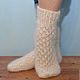 Downy white socks (goat down) 'DOWNY CHIC'. Socks. KOZAmoDA (kozamoda) (kozamoda). My Livemaster. Фото №4