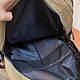 Винтаж: Винтажный нейлоновый рюкзак DREM OLIVE. Сумки винтажные. Chic bags. Ярмарка Мастеров.  Фото №6
