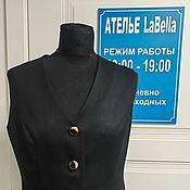 Одежда handmade. Livemaster - original item vests: Elegant vest made of costume fabric. Handmade.