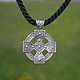 Celtic cross with runes 925 silver. Pendants. kot-bayun. My Livemaster. Фото №4