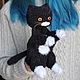 Котёнок кукла-перчатка. Мягкие игрушки. ВЯЖЬ˅. Ярмарка Мастеров.  Фото №6