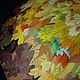 Painted Large Umbrella-cane Golden Autumn. Umbrellas. UmbrellaFineArt. My Livemaster. Фото №4
