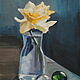 Order Oil painting Yellow flower. Etude. Painting by Margarita Drevs. Livemaster. . Pictures Фото №3