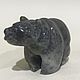 Медведь из медового нефрита «Тайфун», Статуэтка, Москва,  Фото №1