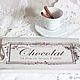 Поднос Chocolat. Подносы. Парамонова Елена Душевные истории. Ярмарка Мастеров.  Фото №6