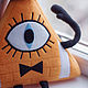 Bill Cipher Clockwork Orange - Gravity Falls Handmade Plush toy. Stuffed Toys. JouJouPlushies (joujoucraft). Online shopping on My Livemaster.  Фото №2