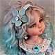OOAK Paola Reina Tiffany doll, in a turquoise outfit. Custom. kuklandia-maria. My Livemaster. Фото №5