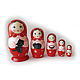 Matryoshka 5 local 'Tanya', Dolls1, Sarov,  Фото №1
