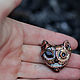 Заказать Стимпанк кулон "Кот Чешир". (Steampunk). Мария Джиа. Мастерская Bioo-Art.. Ярмарка Мастеров. . Подвеска Фото №3