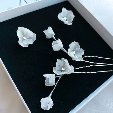Товары для свадьбы ручной работы. Ярмарка Мастеров - ручная работа Комплект Свадебный цветочек. Handmade.