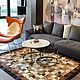  ковёр ручной работы из шкур коровы. Ковры для дома. Luxury Patchwork. Ярмарка Мастеров.  Фото №4