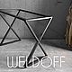 Подстолье для стола. Столы. АВТОРСКАЯ МАСТЕРСКАЯ WELDOFF. Интернет-магазин Ярмарка Мастеров.  Фото №2