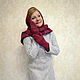  kerchief and mittens made of Pomegranate wool. Kerchiefs. Olgaorel57. My Livemaster. Фото №6