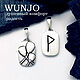 Rune Vunyo amulet silver double-sided pendant, amulet, pendant, Amulet, Moscow,  Фото №1