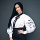 Women's embroidered blouse 'Elegant' white, Blouses, Vinnitsa,  Фото №1