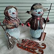 Сувениры и подарки handmade. Livemaster - original item Christmas gifts: Snowmen. Handmade.