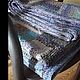 Вязаный плед из Дундаги в стиле пэчворк. Пледы. WoolenWay вязаные&тканые аксессуары. Интернет-магазин Ярмарка Мастеров.  Фото №2