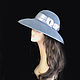 Order Audrey grey-blue. Novozhilova Hats. Livemaster. . Hats1 Фото №3