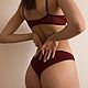 Комплект нижнего белья с мягкой чашкой Olivia Soft. Комплекты белья. La Mia Ragazza. Интернет-магазин Ярмарка Мастеров.  Фото №2