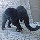 Needle felted elephant - African Elephant - Felted Sculpture. Felted Toy. macrobiser. My Livemaster. Фото №5