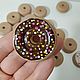 MEMORY DONUTS Board Game. Puzzle. Shop Grizunok teether. My Livemaster. Фото №5