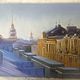  Картина пастелью "Крыши Питера", Картины, Москва,  Фото №1