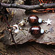 'Forest dreams', earrings with shells, wood and stars. Earrings. legendavincento. My Livemaster. Фото №4