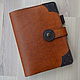 Leather notebook with A5 rings, Notebooks, Moscow,  Фото №1