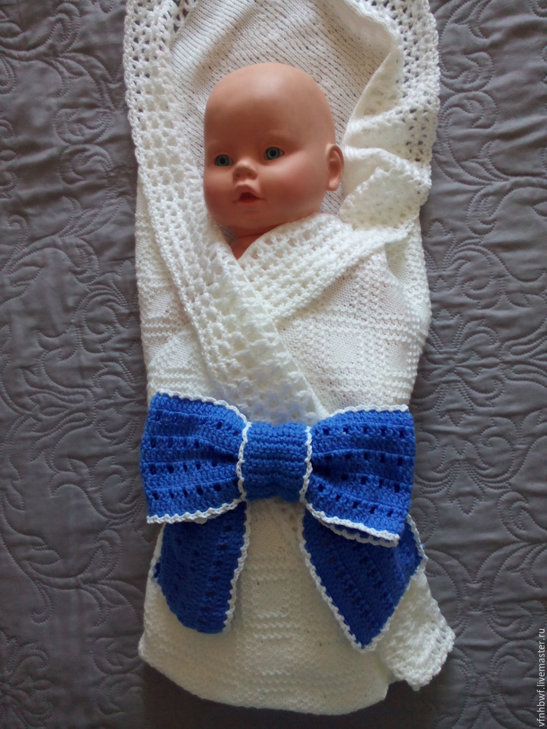 Выбор пледа для новорожденных: вязание одеяла на выписку