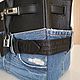 Сумка джинсовая - кожаная  в стиле Birkin 35. My Handmade. Классическая сумка. Magic denim in art. Ярмарка Мастеров.  Фото №4