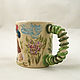 Order A Cup of 'Peter Rabbit and his friends'. Elena Zaychenko - Lenzay Ceramics. Livemaster. . Children\'s tableware Фото №3