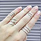 New Day Phalanx rings, 925 silver. Phalanx ring. Amorem. Online shopping on My Livemaster.  Фото №2