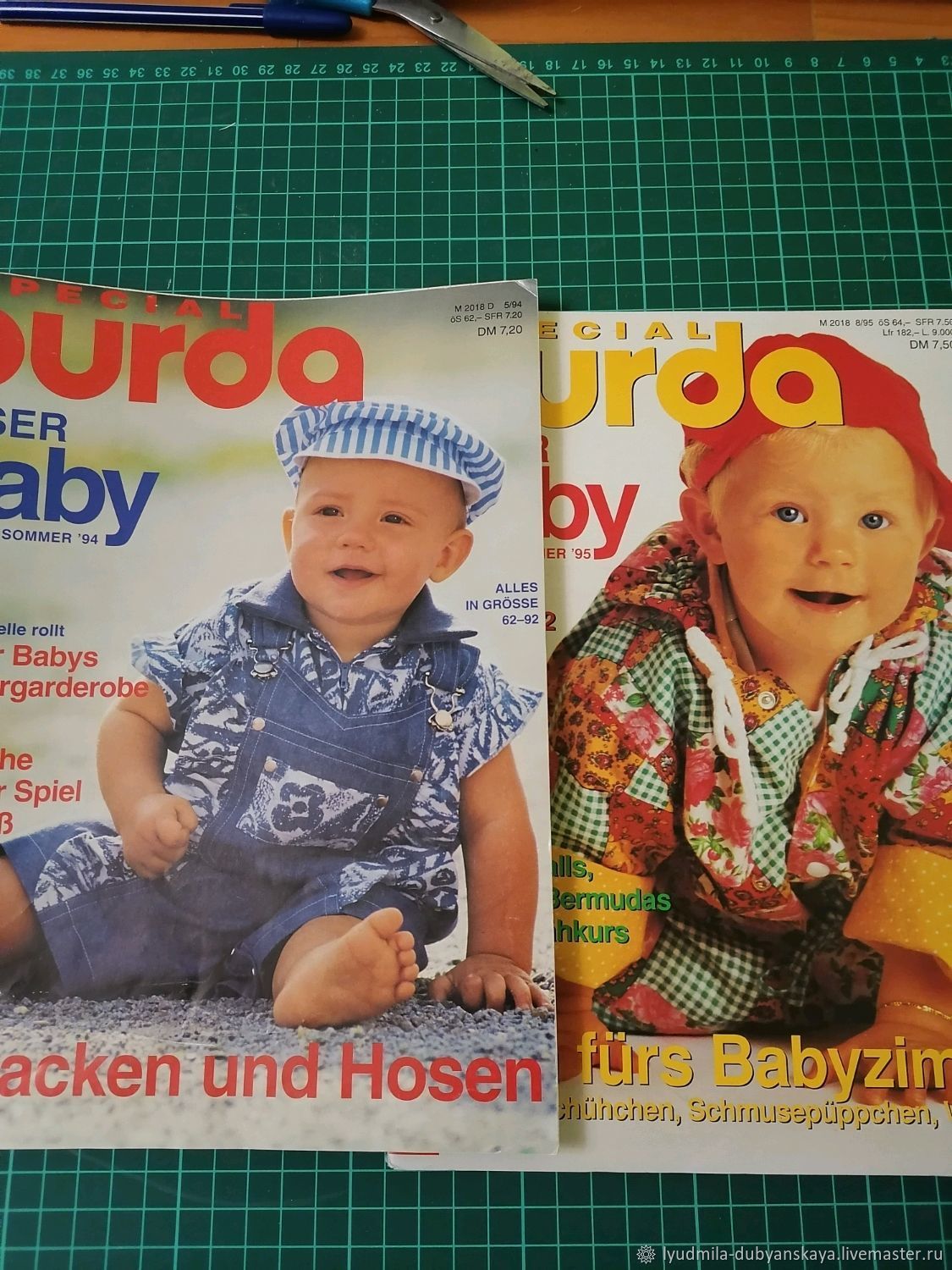 Special baby. Burda Special мода для кукол. Burda Special (1996 осень/зима) дети e3.