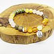 A bracelet with gems and a medallion. Bead bracelet. Selberiya shop. Online shopping on My Livemaster.  Фото №2