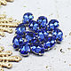 Rhinestones drops 7/10 mm Blue sapphire in a frame. Rhinestones. agraf. Online shopping on My Livemaster.  Фото №2