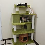 Зоотовары handmade. Livemaster - original item High house for cats. Custom made to size.. Handmade.