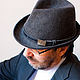 Men's felt hat 01. Hats1. EDIS | дизайнерские шляпы Наталии Эдис. My Livemaster. Фото №6