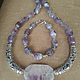 Neckаlace with ametist  "Purple clouds". Necklace. Your Image. My Livemaster. Фото №5