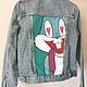 Джинсовая куртка Bugs Bunny размер S, Куртки, Пенза,  Фото №1