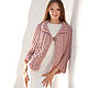 Light Pink Poncho Sweater Loose Knit Poncho Cape Cable Knit Poncho Womens Bulky Sweater Top Jumper Hand Knit Sweater Poncho Gift for Woman