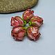 Бусины бутоны розочки лэмпворк "Золотой рубин" lampwork. Бусины. Оксана Искуснова украшения лэмпворк (SOVARTstudio). Интернет-магазин Ярмарка Мастеров.  Фото №2