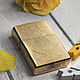 Зажигалка Zippo 204B Brushed с гравировкой на заказ (оригинал, США). Зажигалки. Мастерская гравировки SHARKY (Дана). Ярмарка Мастеров.  Фото №6