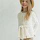 Жилет букле вязаный для девочки. Жилет. VA kids knitwear. Ярмарка Мастеров.  Фото №6